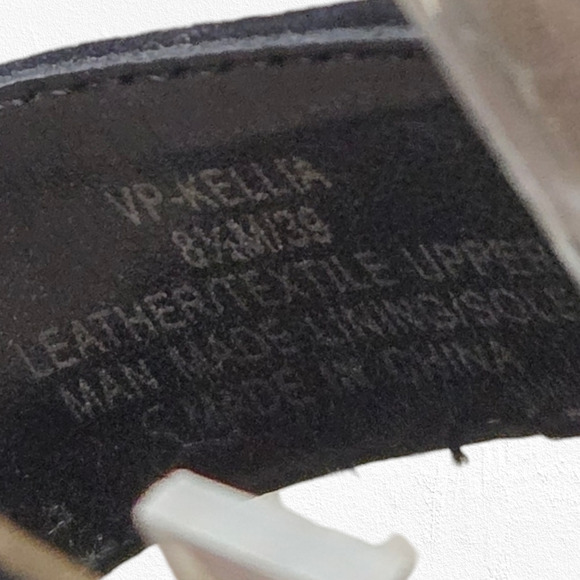 Vince Camuto Black Suede Espadrille Animal Print Strappy Tie Sandals Size 8.5 - Picture 8 of 9